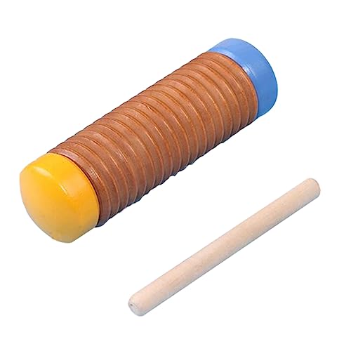 TOYANDONA 1 Satz Orff-Instrument kinderinstrumente musikinstrumente kauspielzeug musikspielzeug babybrause Freizeitspielzeug Regentrommel pädagogisches Holz von TOYANDONA