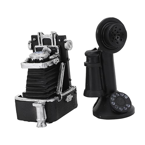 TOYANDONA 1satz Miniatur Landschaftstelefon Kamera Teiliges Vintage Resin Dekorationsset Für Puppenhäuser Und Kreative Einrichtung Praktische Und Platzsparende Deko-Elemente TOYANDONA 1satz Miniatur Landschaftstelefon Kamera Teiliges Vintage Resin Dekorationsset Für Puppenhäuser Und Kreative Einrichtung Praktische Und Platzsparende Deko-Elemente von TOYANDONA