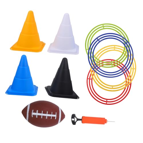 TOYANDONA 1 Satz Outdoor-wurfset Kinderspiele Outdoor- Ringspiel Pool Aufblasbar Rohe Zapfen Schwimmbecken Spiele Für Draussen Spiel Im Freien Sport von TOYANDONA