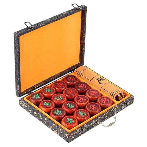 TOYANDONA 1 Satz Pädagogisches Schach Schachmatte Reiseschach Chinesisches Schach-Set Schachspielzeug Aus Holz Schachlehrer-brettspiel Schachbrett Aus Holz Tragbares Schach Massivholz TOYANDONA 1 Satz Pädagogisches Schach Schachmatte Reiseschach Chinesisches Schach-Set Schachspielzeug Aus Holz Schachlehrer-brettspiel Schachbrett Aus Holz Tragbares Schach Massivholz von TOYANDONA
