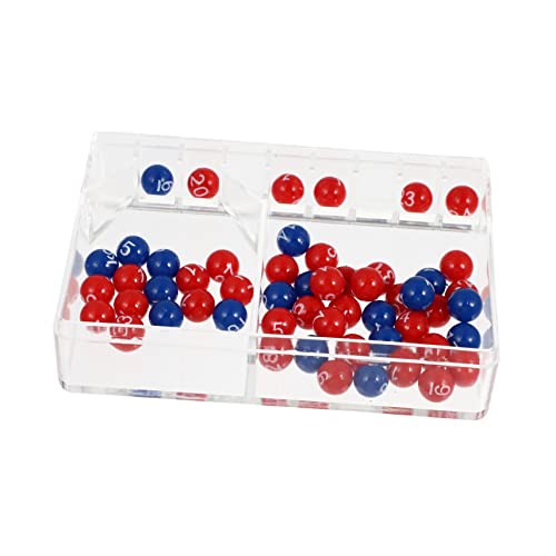 TOYANDONA 1 Satz Partyspielzeug Pong-Bälle Masse Tennisbälle Masse Bingo-Maschine Pongbälle Glückszahlen-Picking-Maschine Fasching Spiele plastikball Tombola Ziehball Partyspielzubehör von TOYANDONA