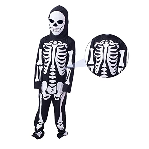 TOYANDONA 1 Satz Performance-Bekleidung für Halloween-Performance-Outfit Strampler kinderkostüme halloween kinderkostum halloween Skelett-Halloween-Bodysuit Cosplay-Outfit von TOYANDONA