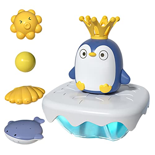 TOYANDONA Badespielzeug-Sprinkler-Pinguin – Baby-badespielzeug-Set Für Kleinkinder Spielspaß Für Kinder von TOYANDONA
