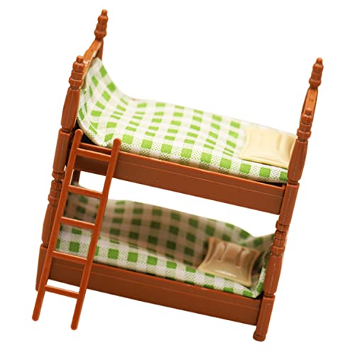 TOYANDONA 1 Satz Puppenhaus Doppelbett Mini- Miniatur-etagenbettmodell Kinderspielzeug Mini-möbelmodelle Puppenminibett Miniaturmöbel Miniatur-Puppen-etagenbett Plastik TOYANDONA 1 Satz Puppenhaus Doppelbett Mini- Miniatur-etagenbettmodell Kinderspielzeug Mini-möbelmodelle Puppenminibett Miniaturmöbel Miniatur-Puppen-etagenbett Plastik von TOYANDONA