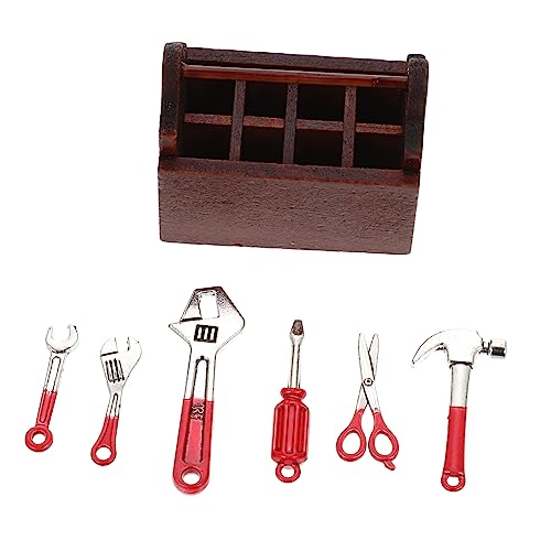 TOYANDONA 1 Satz Puppenhaus-Werkzeuge Winziges Hausdekor Kleines Werkzeug Und Koffer Kinderspielzeug Miniatur Hausschmuck Mini- - Miniaturwerkzeuge Mini-werkzeugkoffer Rot Legierung TOYANDONA 1 Satz Puppenhaus-Werkzeuge Winziges Hausdekor Kleines Werkzeug Und Koffer Kinderspielzeug Miniatur Hausschmuck Mini- - Miniaturwerkzeuge Mini-werkzeugkoffer Rot Legierung von TOYANDONA