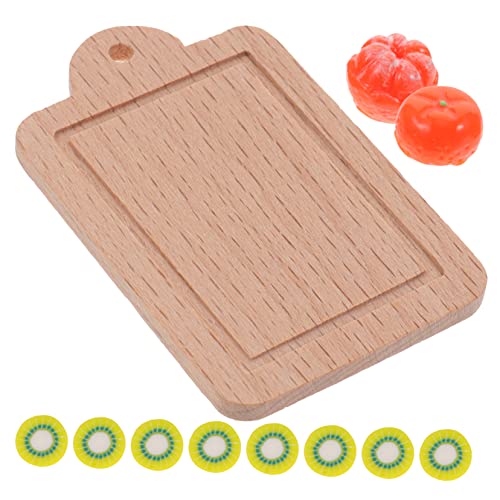 TOYANDONA 1 Satz Puppenhausdekoration für kinderspielzeug Schlafzimmer Dekoration DIY Schneidebrett für Puppenhaus Puppenhaus-Miniatur-Schneidebrett mit Obst Harz TOYANDONA 1 Satz Puppenhausdekoration für kinderspielzeug Schlafzimmer Dekoration DIY Schneidebrett für Puppenhaus Puppenhaus-Miniatur-Schneidebrett mit Obst Harz von TOYANDONA