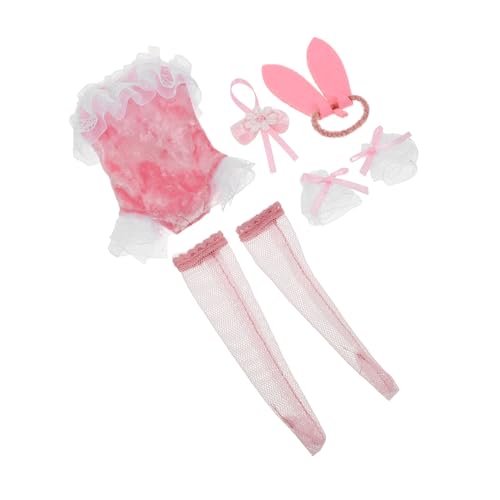 TOYANDONA 1 Satz Puppenkleidung Puppen Accessoires Kleidungsset für Puppen Puppenmode Sicherheitsmaterial Puppen Kaninchenpuppe Prinzessin-Puppe-Kostüm- Polyester von TOYANDONA