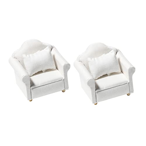 TOYANDONA 1satz Miniatur Sofa Mit Kissen Teiliges Möbel Für Dekoration Und Spielzeug Für Zubehör Und Fotografie von TOYANDONA
