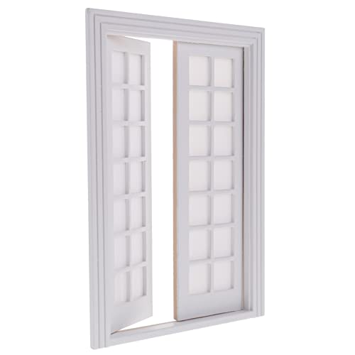 TOYANDONA 1 Satz Puppenstubentüren und -Fenster für kinderspielzeug puppenhauszubehör spielzeuge hühner Mini-Gate-Modell gefälschtes Türmodell Holz Weiß TOYANDONA 1 Satz Puppenstubentüren und -Fenster für kinderspielzeug puppenhauszubehör spielzeuge hühner Mini-Gate-Modell gefälschtes Türmodell Holz Weiß von TOYANDONA