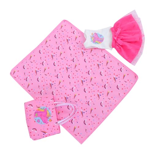 TOYANDONA 1 Satz Puppenzubehör Puppenkleidung Puppen Set Handtasche für Puppen Essmatte für Puppen Mini-Ringständer kleine Puppen Babypuppenstoff Zubehör für Puppenkostüme Rosa TOYANDONA 1 Satz Puppenzubehör Puppenkleidung Puppen Set Handtasche für Puppen Essmatte für Puppen Mini-Ringständer kleine Puppen Babypuppenstoff Zubehör für Puppenkostüme Rosa von TOYANDONA