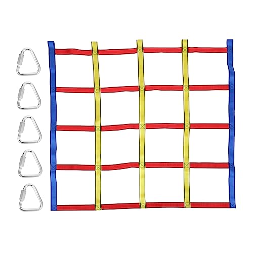 TOYANDONA 1 Satz Rainbow Kletternetz für Outdoor für Klettern und Bewegung Fördert Balance und Koordination für Garten und Spielplatz TOYANDONA 1 Satz Rainbow Kletternetz für Outdoor für Klettern und Bewegung Fördert Balance und Koordination für Garten und Spielplatz von TOYANDONA
