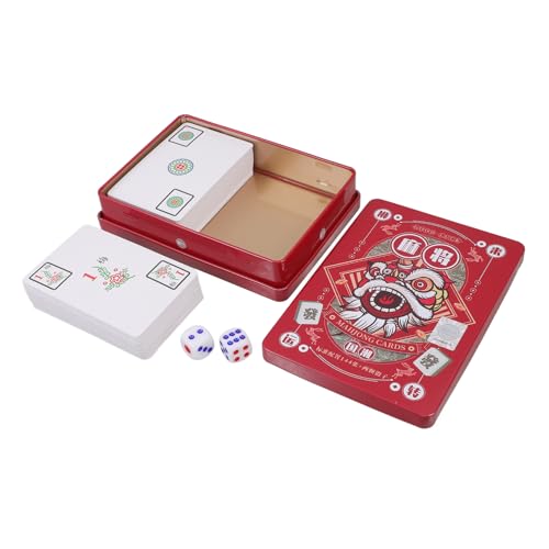 TOYANDONA 1 Satz Reise Mahjong Karten Lustige Chinesische Mahjong Karten für Partys Reisen und Freizeitspiele Leicht Tragbar und Kreativ für Freunde und Familie TOYANDONA 1 Satz Reise Mahjong Karten Lustige Chinesische Mahjong Karten für Partys Reisen und Freizeitspiele Leicht Tragbar und Kreativ für Freunde und Familie von TOYANDONA