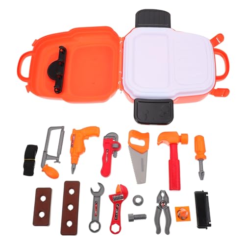 TOYANDONA 1 Satz Reparaturwerkzeug-Rucksack Kinderrucksack Erkennungsspielzeug Für Simulations-Reparatur-Tool Reparaturset Lernspielzeug Für Bildungsspielzeug Plastik TOYANDONA 1 Satz Reparaturwerkzeug-Rucksack Kinderrucksack Erkennungsspielzeug Für Simulations-Reparatur-Tool Reparaturset Lernspielzeug Für Bildungsspielzeug Plastik von TOYANDONA