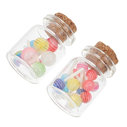 TOYANDONA 1 Satz Requisiten Schießen Mini-Lollipop- Miniatur-minihaus-lebensmittelglas Mini-hausdekoration Küche Food-Modell Mini-hausversorgung Lutscher-Requisite Aus Der Dose Kork TOYANDONA 1 Satz Requisiten Schießen Mini-Lollipop- Miniatur-minihaus-lebensmittelglas Mini-hausdekoration Küche Food-Modell Mini-hausversorgung Lutscher-Requisite Aus Der Dose Kork von TOYANDONA