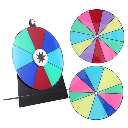 TOYANDONA 1 Satz -Roulette Entscheidungsrad Für Lebensmittel Hängendes Spinnrad -Spiel Tischplatte Mit Drehbarem Preisrad Spielrad Entscheidungsrad- Rad Acryl von TOYANDONA