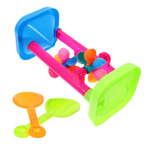 TOYANDONA 1 Satz Sanduhr Sandspielzeug Sandtrichterspielzeug Wasserturm Strandtisch Tragbar Sandrad Schwimmbad Für Den Strand Sandwasserradturm Plastik von TOYANDONA