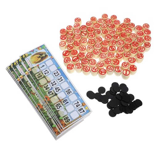 TOYANDONA 1 Satz Satz Zahlenschachspiel unterhaltungsspiele Poker Sets spilzeug holzspielzeug Toys Partyversorgung Bingo-Karten Haushaltspartyspiel leeres Bingo hölzern TOYANDONA 1 Satz Satz Zahlenschachspiel unterhaltungsspiele Poker Sets spilzeug holzspielzeug Toys Partyversorgung Bingo-Karten Haushaltspartyspiel leeres Bingo hölzern von TOYANDONA