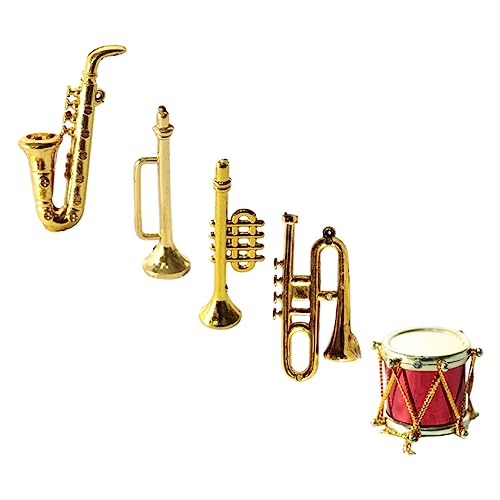 TOYANDONA 1 Satz Saxophon-Modell Kleines Saxophon Mini-Instrumente Mini-Musikinstrument-Dekorationen Dollhouse Decor Mini-Musikinstrument-Requisite Musikinstrumente- Golden Plastik TOYANDONA 1 Satz Saxophon-Modell Kleines Saxophon Mini-Instrumente Mini-Musikinstrument-Dekorationen Dollhouse Decor Mini-Musikinstrument-Requisite Musikinstrumente- Golden Plastik von TOYANDONA