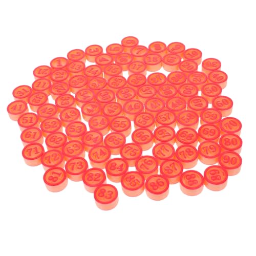 TOYANDONA 1 Set Schachzubehör Zahlenschach Brettspiele Spielfiguren Schachersatz Bingo-Spielzubehör Schach Für Brettspiel Schachbrett Schach Bingo-Spiel Requisiten Kunststoff von TOYANDONA