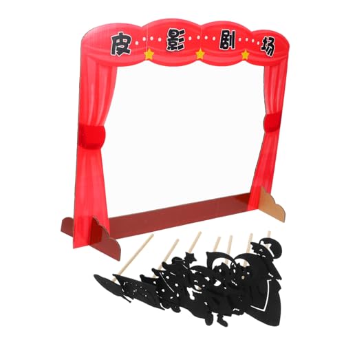 TOYANDONA 1 Satz Schattenpuppenspiel für interaktives Mini-Schattenpuppen Puppenspiel Marionetten Puppentheater für Geschichtenpuppen für Papier TOYANDONA 1 Satz Schattenpuppenspiel für interaktives Mini-Schattenpuppen Puppenspiel Marionetten Puppentheater für Geschichtenpuppen für Papier von TOYANDONA
