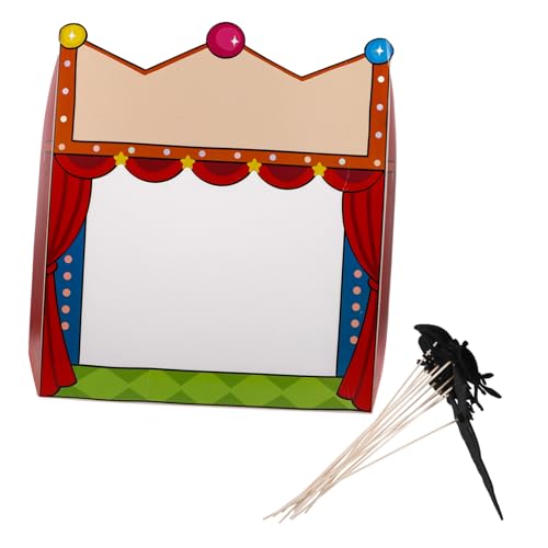 TOYANDONA 1 Satz Schattenpuppenspielbühne Puppentheater Für Zirkus-kulisse Verkaufsautomat Für Stanzformen Für Katzen Karneval-Halloween-Dekorationen Puppenstab Papier TOYANDONA 1 Satz Schattenpuppenspielbühne Puppentheater Für Zirkus-kulisse Verkaufsautomat Für Stanzformen Für Katzen Karneval-Halloween-Dekorationen Puppenstab Papier von TOYANDONA