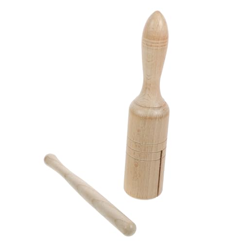 TOYANDONA 1 Satz Schlaginstrument Für Kleinkindspielzeug Kleinkinderinstrumente Musikalischer Guiro Für Schlaginstrument Musikspielzeug Für Holz von TOYANDONA