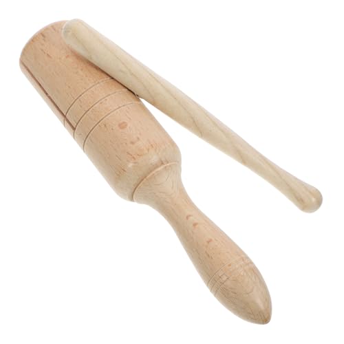 TOYANDONA 1 Satz Schlaginstrument Für Musikinstrumente Für Kleinkinder Pädagogische Musikinstrumente Tamburin Für Musikalischer Guiro Für Für Holz von TOYANDONA