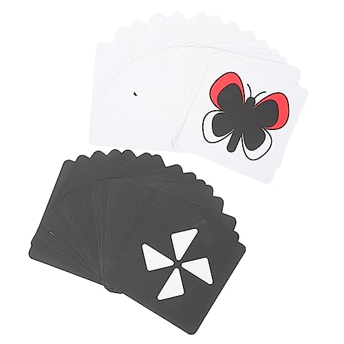 TOYANDONA 1 Satz Schwarz-weiß-trainingskarte Babyspielzeug Schwarz-weiß-Karten Für Babys -karteikarten Lernspielzeug Für Babys Karteikarten Für Babys Papier Black von TOYANDONA