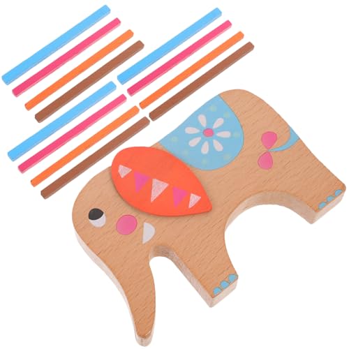 TOYANDONA Koordination Von Jungen Und Mädchen 1 Set Balancierblöcke Aus Holz in Elefantenform Stapelspielzeug Für Jungen Und Mädchen von TOYANDONA