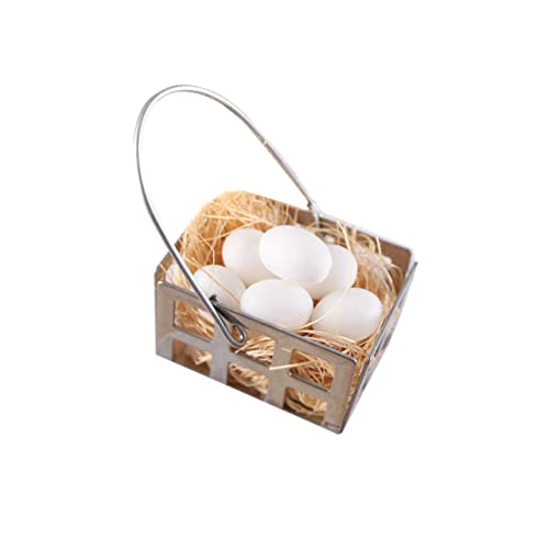 TOYANDONA 1 Satz Shiwan-Ei-Modell Korb Halter Küche Wachteleier Markt Dinge Miniaturen Zappeln Klein Winzig Automatisch Spender Aufbewahrungsornament Legierung Silver TOYANDONA 1 Satz Shiwan-Ei-Modell Korb Halter Küche Wachteleier Markt Dinge Miniaturen Zappeln Klein Winzig Automatisch Spender Aufbewahrungsornament Legierung Silver von TOYANDONA