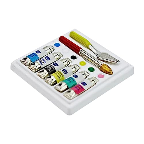 TOYANDONA 1satz Miniatur Dekoration Wasserfarben Spielzeuge Für Kreative Mini-häuser Teiliges Für Puppenhauszubehör von TOYANDONA
