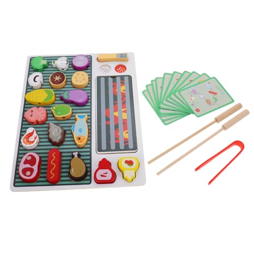 TOYANDONA 1 Satz Simulations-grillspielzeug Grill Küchenspielzeug Grillspielzeug Für Küchenspielzeug Zum Simulations-Grill- Interaktives Kochspielset Holz TOYANDONA 1 Satz Simulations-grillspielzeug Grill Küchenspielzeug Grillspielzeug Für Küchenspielzeug Zum Simulations-Grill- Interaktives Kochspielset Holz von TOYANDONA