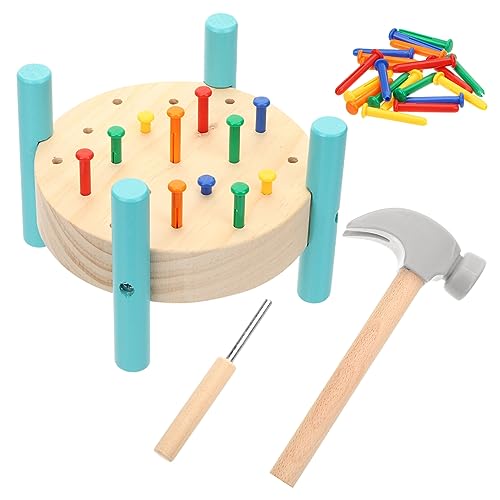 TOYANDONA 1 Satz Simulations-tippspiel Bildungsspielzeug Hämmer- Und Nagelspielzeug Heringe Aktivität An Der -werkbank Nägel Werkbankaktivität Für Kleinkinder Puzzle- Holz TOYANDONA 1 Satz Simulations-tippspiel Bildungsspielzeug Hämmer- Und Nagelspielzeug Heringe Aktivität An Der -werkbank Nägel Werkbankaktivität Für Kleinkinder Puzzle- Holz von TOYANDONA