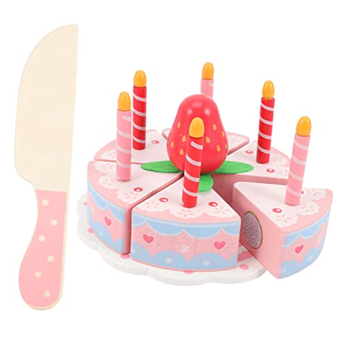 TOYANDONA 1 Satz Simulationskuchen Aus Holz Kuchen Schneiden Spielset Kuchenschneidespielzeug Für Holzspielzeug Simulation Geburtstagskuchenspielzeug Geburtstagstorte Aus Holz TOYANDONA 1 Satz Simulationskuchen Aus Holz Kuchen Schneiden Spielset Kuchenschneidespielzeug Für Holzspielzeug Simulation Geburtstagskuchenspielzeug Geburtstagstorte Aus Holz von TOYANDONA