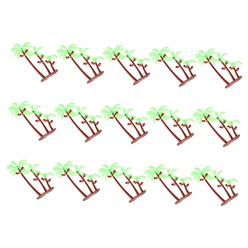 TOYANDONA 1 Satz Simulierter Kleiner Kokosnussbaum Party Mini-simulation Kokosnussbaum Sommerdeko Living Room Decoration Kuchen Mini-simulation Kokospalme Mikrolandschaft Kokospalme 50 Stück von TOYANDONA