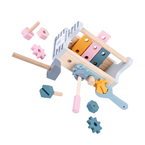 TOYANDONA 1 Satz Spielhaus Demontage DIY Zusammenbauen Bausatz Aus Kinderholz Bildungsspielzeug Zusammengebautes Zubehör Konstruktionsspielzeug Simulations-Toolbox Aus Holz Hölzern TOYANDONA 1 Satz Spielhaus Demontage DIY Zusammenbauen Bausatz Aus Kinderholz Bildungsspielzeug Zusammengebautes Zubehör Konstruktionsspielzeug Simulations-Toolbox Aus Holz Hölzern von TOYANDONA
