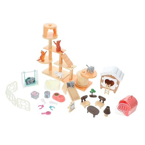 TOYANDONA 1 Satz Spielhaus Katzenfiguren Simulationsspielzeug Simulation Kinderspielzeug Haushaltsspielzeug simuliertes Katzenspielzeug Spieltierfiguren für Plastik TOYANDONA 1 Satz Spielhaus Katzenfiguren Simulationsspielzeug Simulation Kinderspielzeug Haushaltsspielzeug simuliertes Katzenspielzeug Spieltierfiguren für Plastik von TOYANDONA