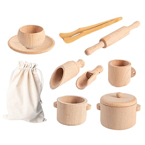 TOYANDONA 1 Satz Spielhaus Teeservice Rollenspiel Teezeit Kinderanzug Fall Für Kleine Mädchen Für Kleinkinder Mädchen Spielset Für Kleinkinder Hölzern TOYANDONA 1 Satz Spielhaus Teeservice Rollenspiel Teezeit Kinderanzug Fall Für Kleine Mädchen Für Kleinkinder Mädchen Spielset Für Kleinkinder Hölzern von TOYANDONA
