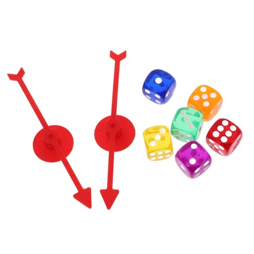 TOYANDONA 1 Satz Spielradzeiger Spiel Für Die Party Würfelfach Pokermatte Pokertisch Ludo-Spiel Pop Jetons Roulette-Chips Spiele Roulette-trinkspiel Würfelturm Spielkarte Abs von TOYANDONA