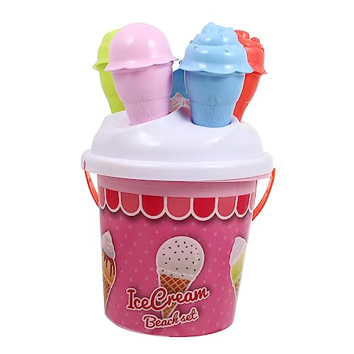 TOYANDONA 1 Satz Strandspielset für Beach Toys for sandspielzeug Sand sandspielzeug-Set Strandspielzeug aus Kunststoff Sandspielzeug für Plastik rot von TOYANDONA