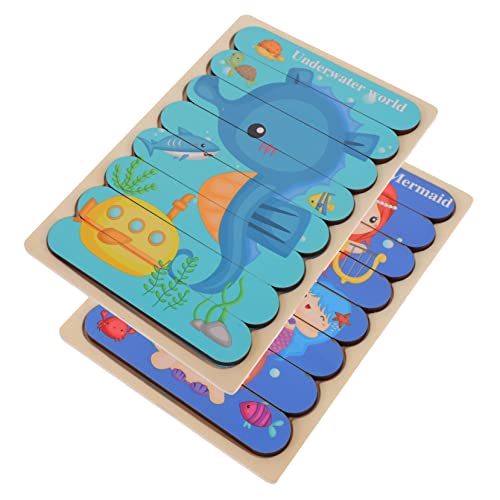 TOYANDONA 1 Satz Streifenpuzzle holzpuzzle holzspielzeug Denkspielzeug Kreatives Holzspielzeug Geschicklichkeitsspielzeug Lernpuzzle Kleinkind zubehör Holzrätsel TOYANDONA 1 Satz Streifenpuzzle holzpuzzle holzspielzeug Denkspielzeug Kreatives Holzspielzeug Geschicklichkeitsspielzeug Lernpuzzle Kleinkind zubehör Holzrätsel von TOYANDONA