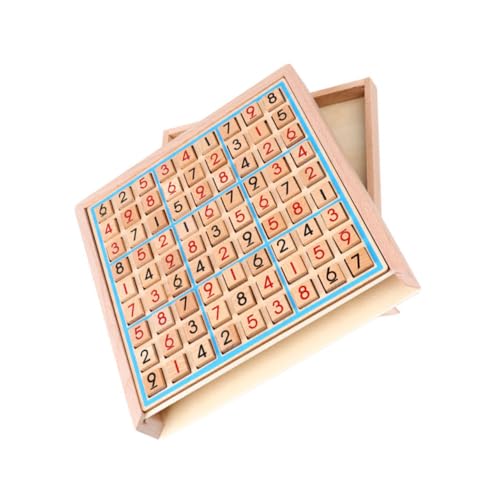 TOYANDONA 1 Satz Sudoku Holzspielzeug für Felder Spiel für Frühe Bildung Fördert Logisches und Mathematikfähigkeiten für Jungen und Mädchen TOYANDONA 1 Satz Sudoku Holzspielzeug für Felder Spiel für Frühe Bildung Fördert Logisches und Mathematikfähigkeiten für Jungen und Mädchen von TOYANDONA
