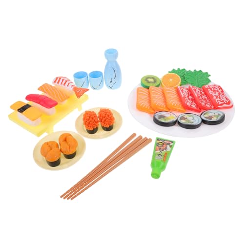 TOYANDONA 1 Satz Sushi-Simulation Gefälschtes Sushi-Modell Kinderspielzeug Mini-Essen Foto-Requisiten Mini-Sushi-Modell Miniatur-Sushi-Modell Geben Vor, Zu Sein Plastik TOYANDONA 1 Satz Sushi-Simulation Gefälschtes Sushi-Modell Kinderspielzeug Mini-Essen Foto-Requisiten Mini-Sushi-Modell Miniatur-Sushi-Modell Geben Vor, Zu Sein Plastik von TOYANDONA