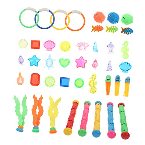 TOYANDONA 1 Satz Tauchspielzeug Kindergeschenk Kinderspielzeug Pädagogisches Tauchbecken Schwimmbadspielzeug Für Plastik von TOYANDONA