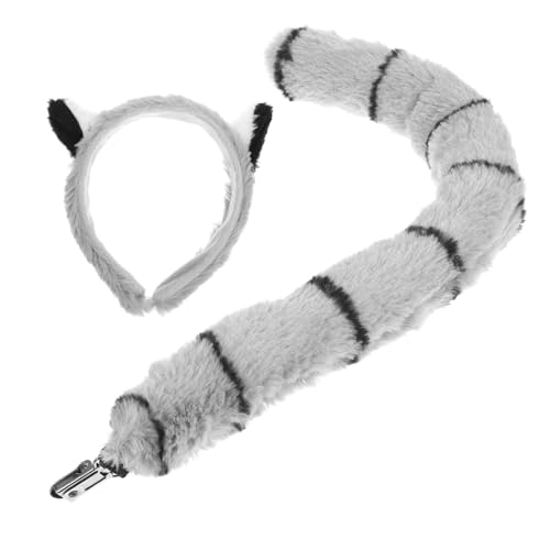 TOYANDONA 1 Satz Tierbekleidungszubehör Tierkostüm-Party-Cosplay Plüsch Hörner Teufelskostümzubehör Tierische Partydekoration Cosplay-zubehör Wolfsschwanz Fuchsohr Stoff Light Grey TOYANDONA 1 Satz Tierbekleidungszubehör Tierkostüm-Party-Cosplay Plüsch Hörner Teufelskostümzubehör Tierische Partydekoration Cosplay-zubehör Wolfsschwanz Fuchsohr Stoff Light Grey von TOYANDONA