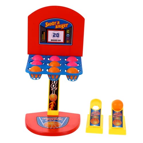 TOYANDONA 1 Satz Tischspiel Produkt Korb Pop Tragbar Schwimmbad Karikatur Basketball Spiel Desktop-Spiel Für Plastik Colorful von TOYANDONA