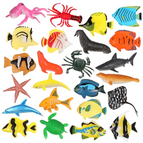 TOYANDONA 1 Satz Tropische Fischfiguren Realistische Meereslebewesen für Aquarien Dekorative Figuren aus Lebendige Unterwasserwelt für Heim und Büro TOYANDONA 1 Satz Tropische Fischfiguren Realistische Meereslebewesen für Aquarien Dekorative Figuren aus Lebendige Unterwasserwelt für Heim und Büro von TOYANDONA