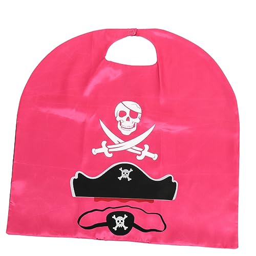 TOYANDONA 1 Satz Umhang für Halloween Halloweenkostüm Erwachsene Umhänge für Cape Halloween umhang Halloween Costume Halloween-Piraten-Umhang dekorativer Piratenumhang Tuch Rosy von TOYANDONA