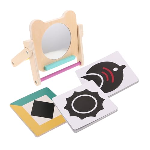 TOYANDONA 1 Satz Vision Mirror und Karten für Frühkindliche Bildung Sicheres Lernspielzeug für Junge Mädchen von Monaten zur Entwicklung von Fähigkeiten TOYANDONA 1 Satz Vision Mirror und Karten für Frühkindliche Bildung Sicheres Lernspielzeug für Junge Mädchen von Monaten zur Entwicklung von Fähigkeiten von TOYANDONA