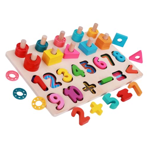 TOYANDONA 1 Satz Vorschulspielzeug Puzzlekleber Puzzlematte Frühpädagogisches Holzpuzzle Für Kleinkinder Formpassendes Formensortierspielzeug Colorful Hölzern TOYANDONA 1 Satz Vorschulspielzeug Puzzlekleber Puzzlematte Frühpädagogisches Holzpuzzle Für Kleinkinder Formpassendes Formensortierspielzeug Colorful Hölzern von TOYANDONA